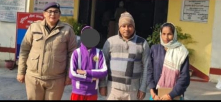 पुलिस ने विष्णुलोक कॉलोनी से लापता बच्चे को 12 घंटे में ढूंढ निकाला