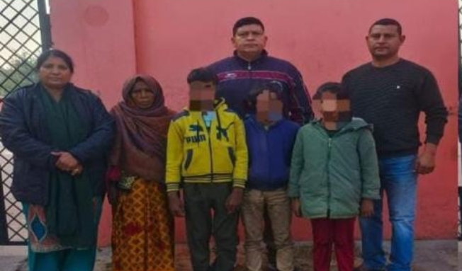AHTU द्वारा पांच लापता बच्चों को उनके परिवारों से मिलाया गया