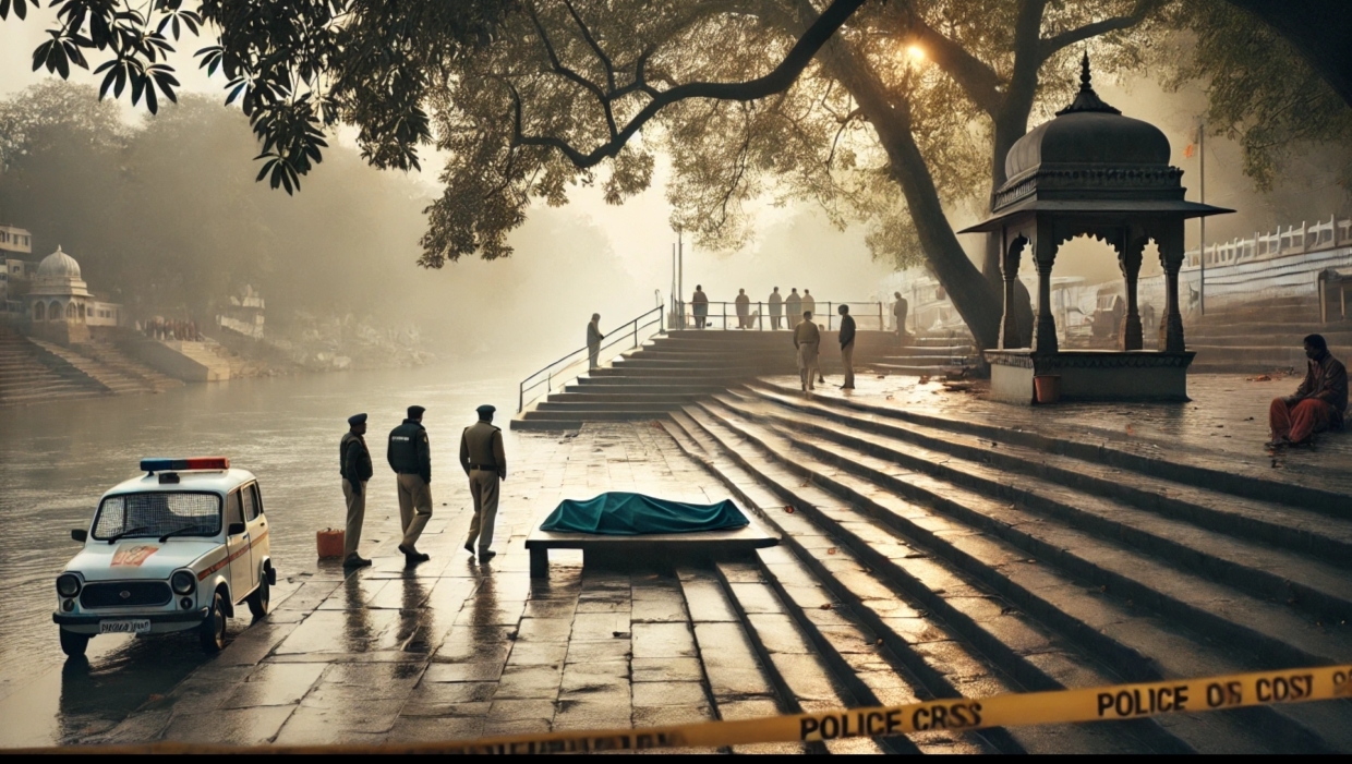 गंगा घाट पर मिली लाश: मृतक की पहचान पंजाब निवासी के रूप में हुई