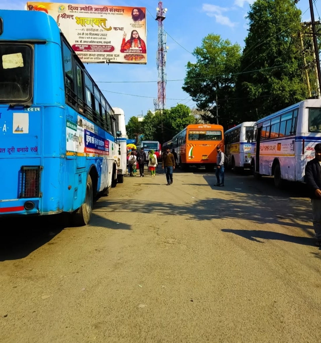 नारसन में बस स्टॉपेज चालू, क्षेत्रवासियों में उत्साह