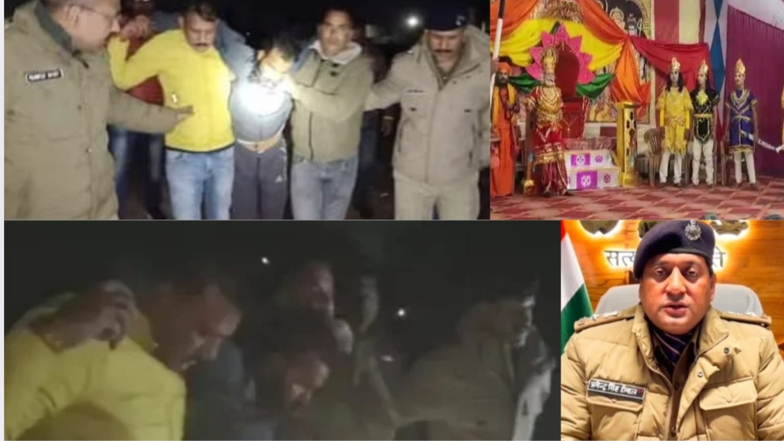 हरिद्वार: रामलीला मंचन के दौरान फरार कैदी पुलिस मुठभेड़ में गिरफ्तार