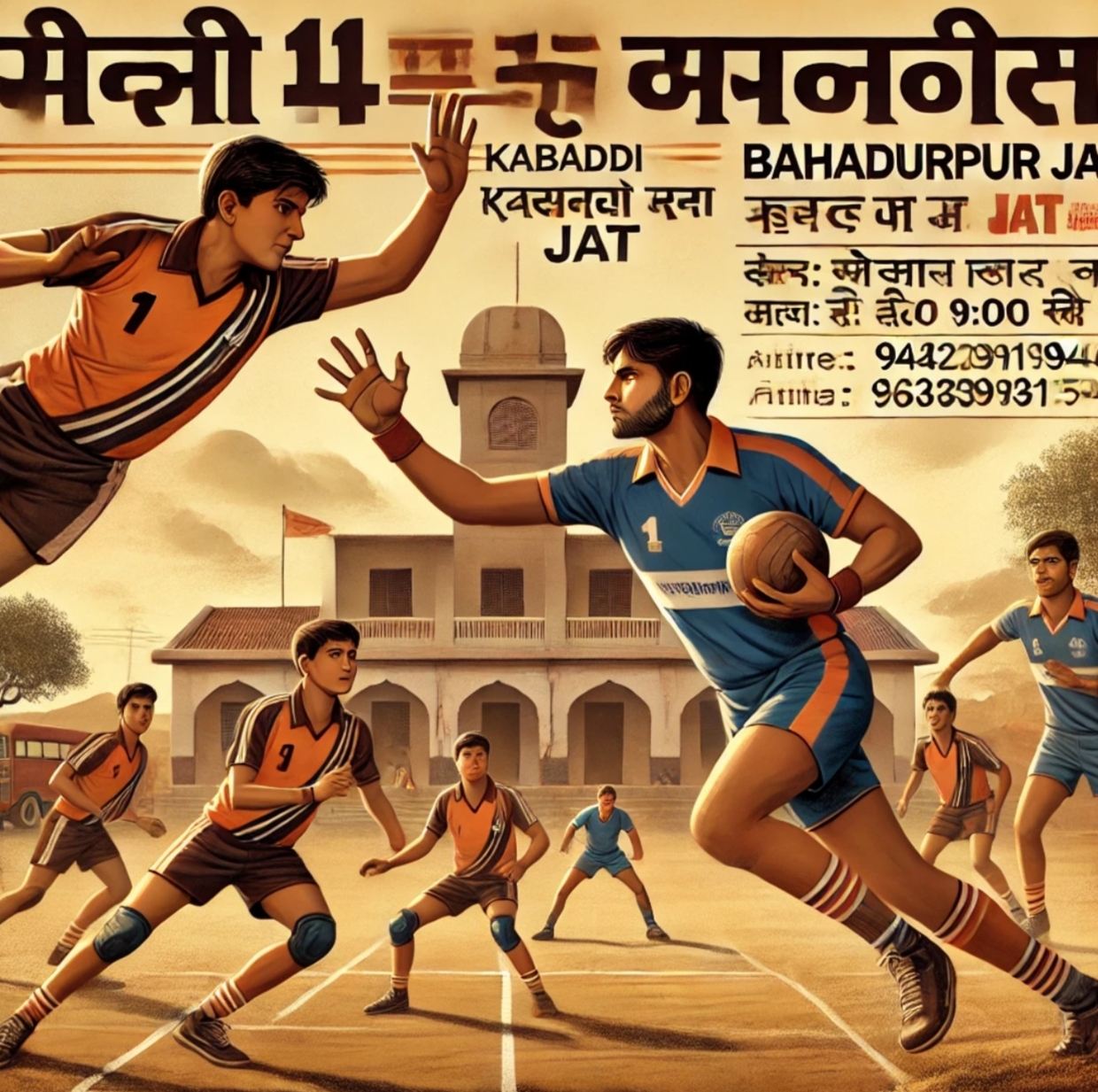 कबड्डी प्रतियोगिता 11 फरवरी को बहादुरपुर जट में