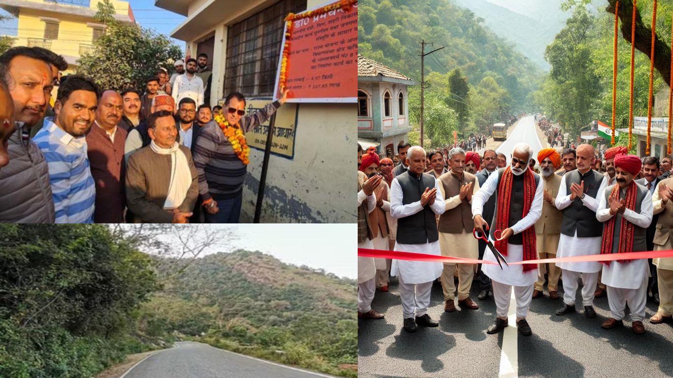 भल्लाफार्म में सड़क निर्माण कार्य शुरू, कैबिनेट मंत्री ने किया भूमि पूजन