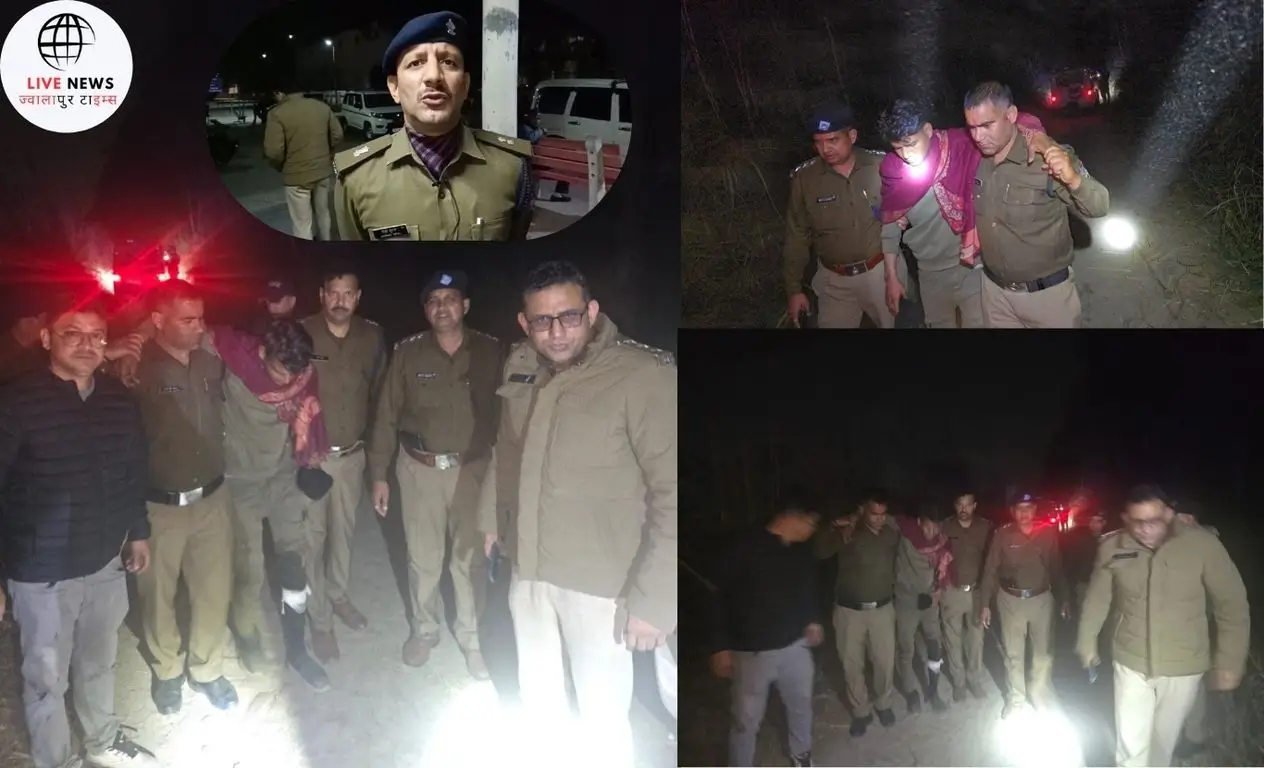 ब्रेकिंग: मंगलौर में पुलिस और बदमाश के बीच मुठभेड़, सुपारी किलर गोली लगने से घायल!