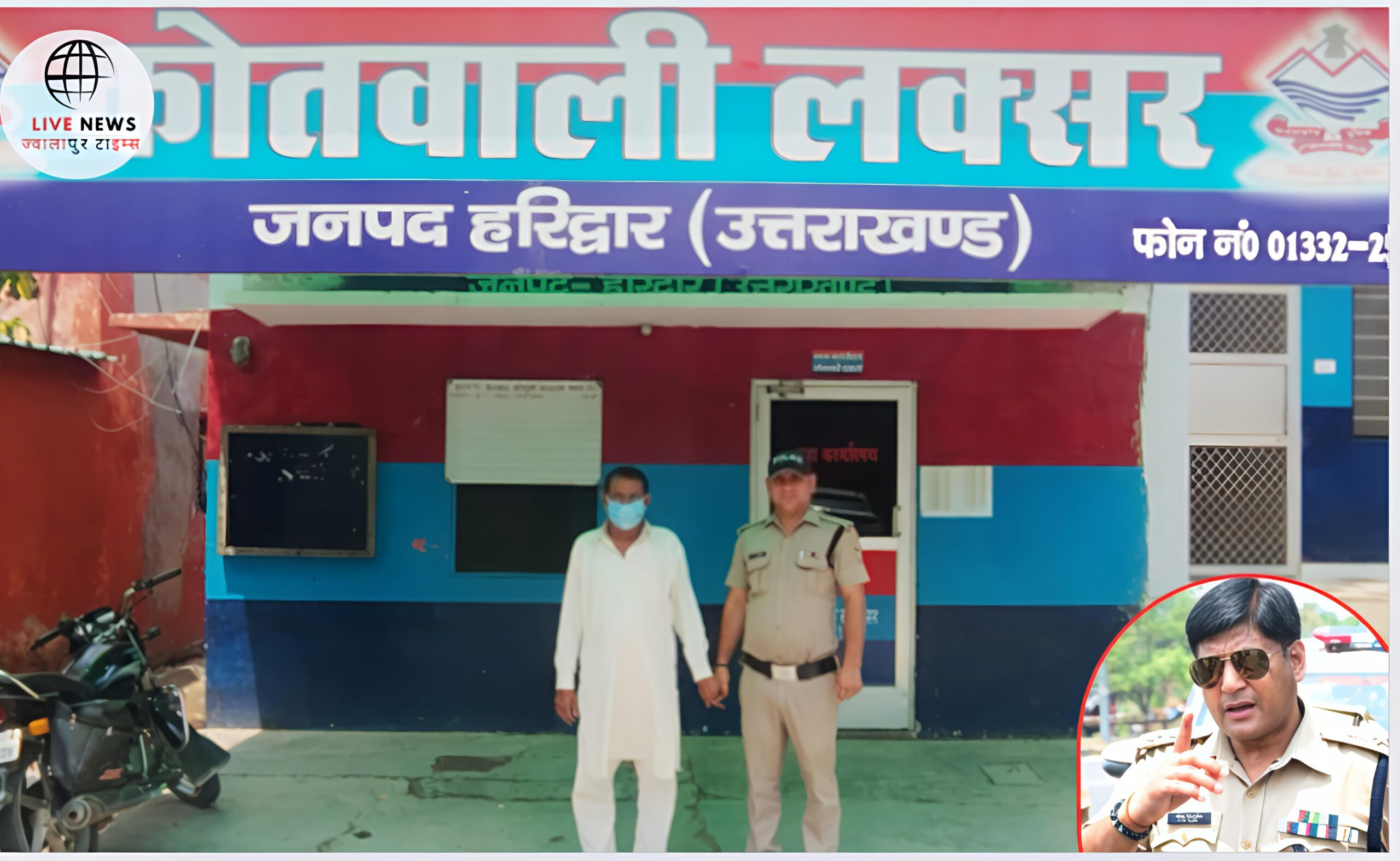 लक्सर पुलिस द्वारा बरामद किया गया टाटा कंपनी का 12 टायरा ट्रक, ट्रक चोर गिरफ्तार