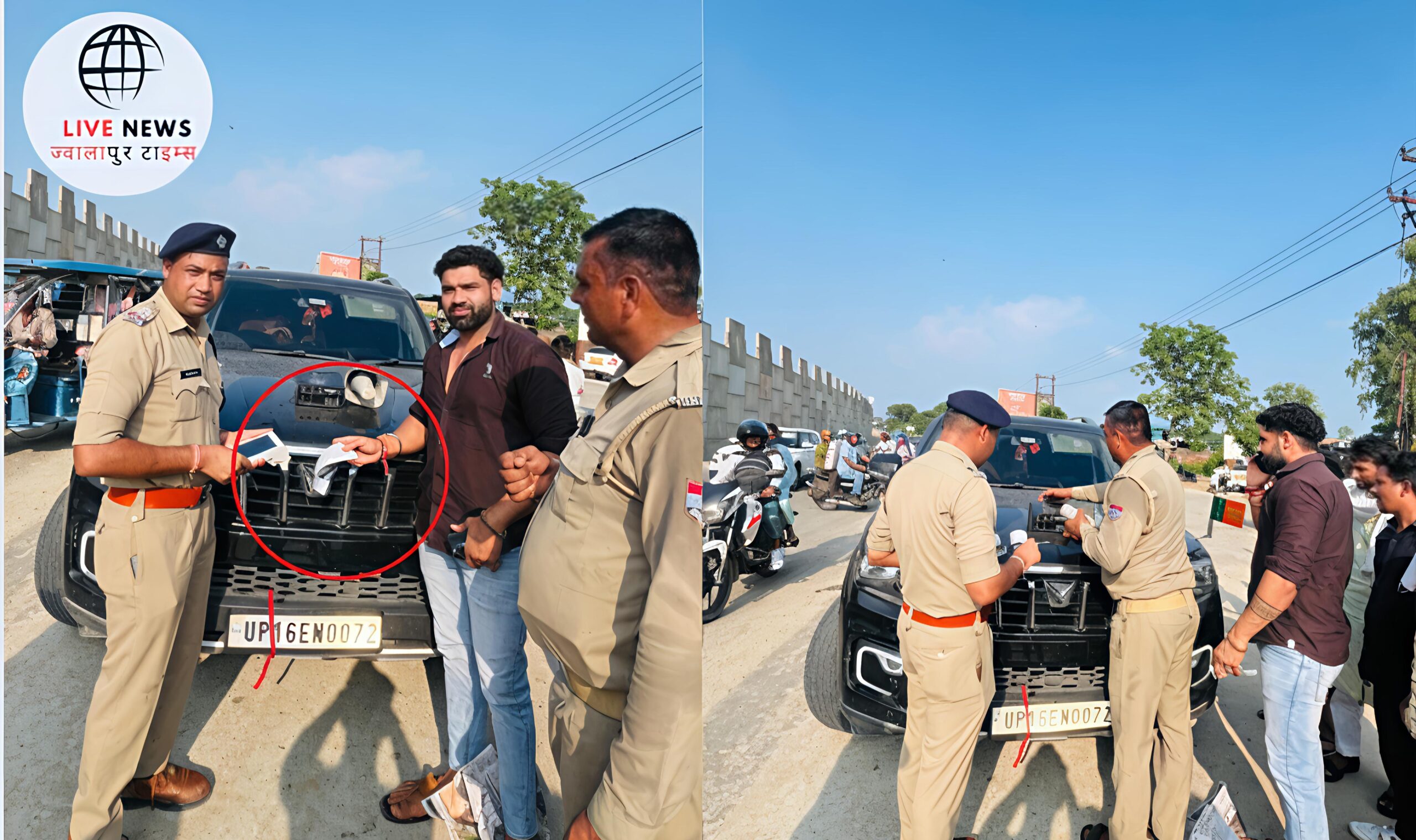 "हरिद्वार बहादराबाद पुलिस द्वारा स्कॉर्पियो वाहन से अवैध हूटर व एम्प्लीफायर जब्त – ऑपरेशन लगाम के तहत कार्रवाई"