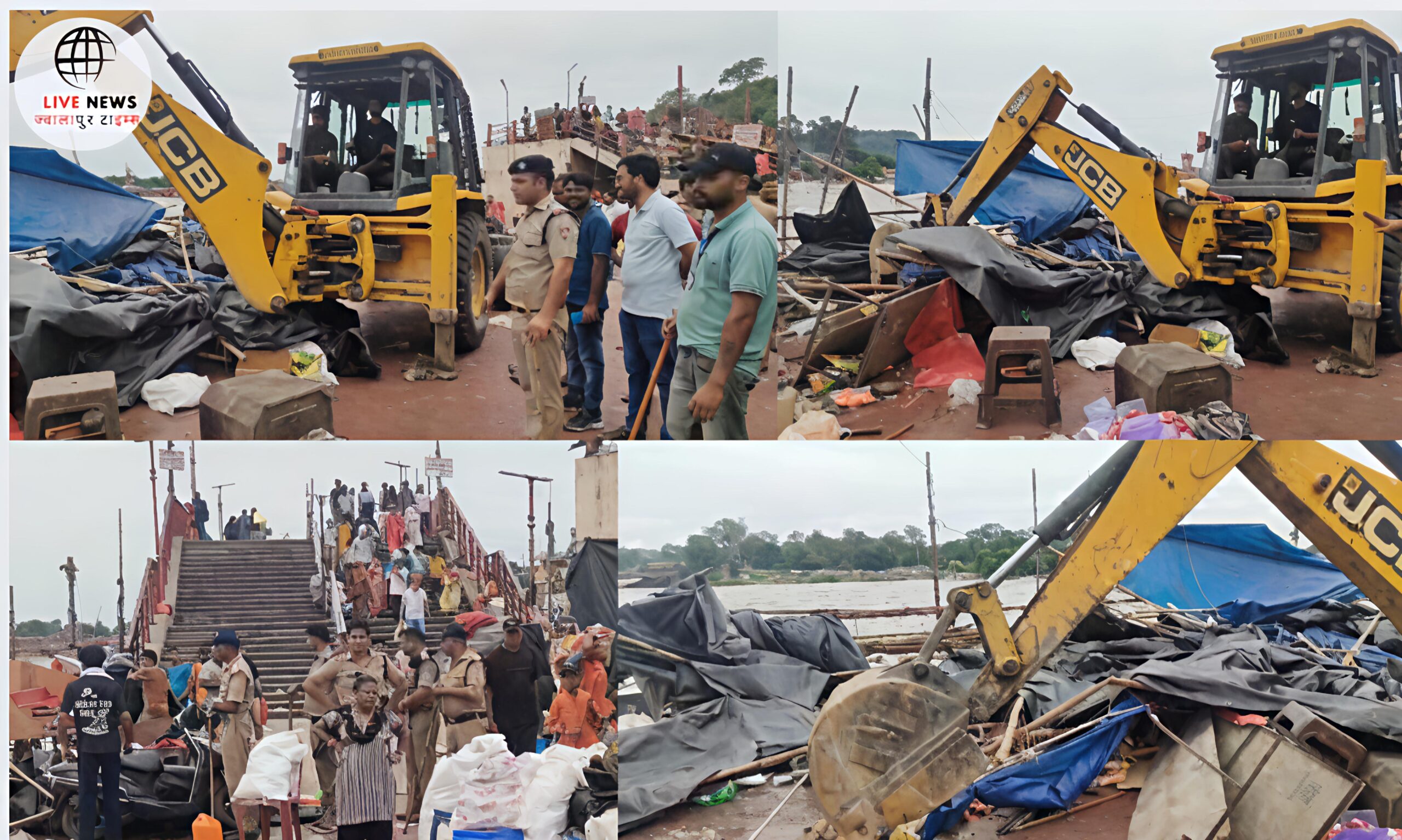 कांवड़ मेले से पहले हरिद्वार में चला अतिक्रमण विरोधी अभियान, सड़क व घाट किनारे हटाए गए अवैध कब्जे…