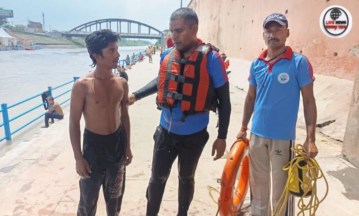 कलियर मेले में गंगनहर से डूबते युवक को आपदा राहत दल ने बचाया।