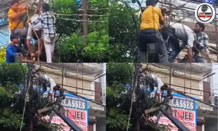 "रुड़की में बिजली खंभे पर लाइनमैन की दर्दनाक मौत"