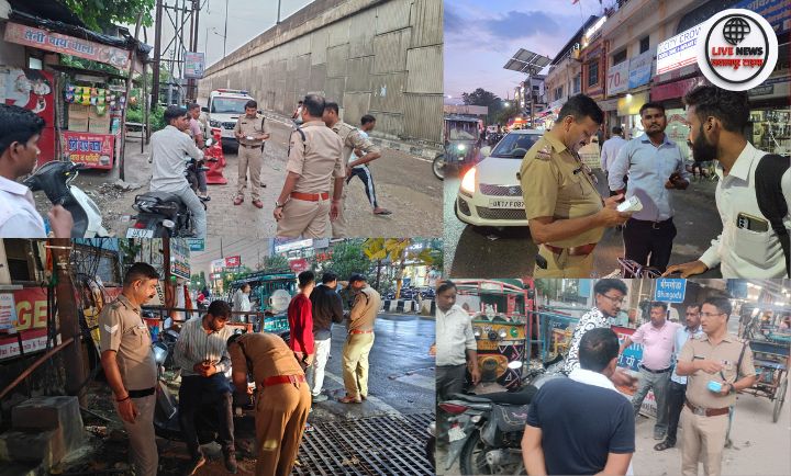हरिद्वार पुलिस टीम संदिग्ध वाहनों और व्यक्तियों की जांच करते हुए चेकिंग अभियान में सक्रिय।