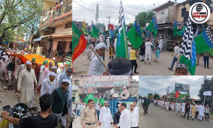 “हरिद्वार में बरावफ़ात जुलूस पर पुलिस की कड़ी सुरक्षा, ड्रोन से निगरानी और मार्गों पर तैनात पुलिस बल”