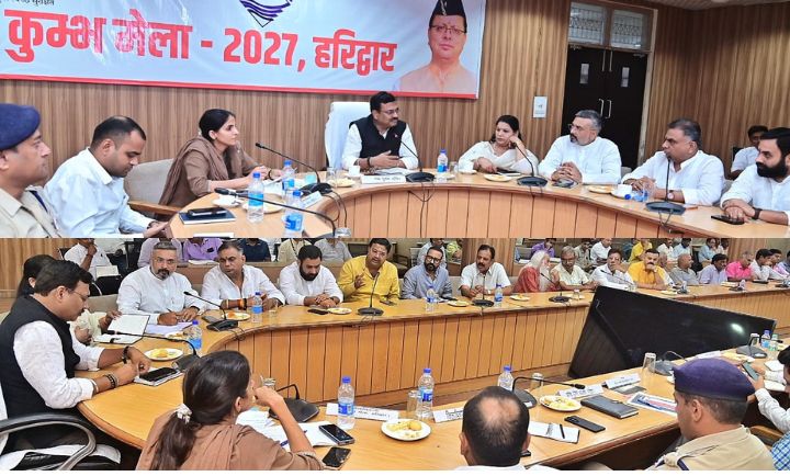 मुख्य सचिव बैठक में – सीसीआर सभागार में कुंभ मेला 2027 की तैयारियों पर चर्चा करते मुख्य सचिव