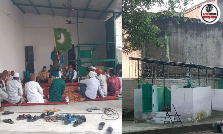 "जमालपुर गाँव में बाबा अल्लूशन पीर के उर्स पर जुटे श्रद्धालु और मेले जैसा माहौल"