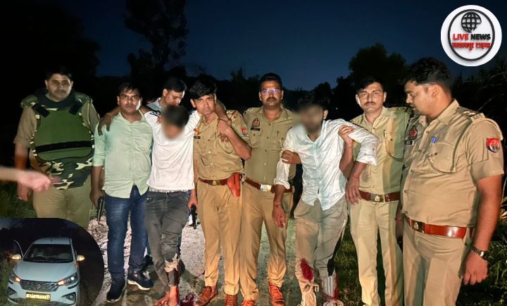 टोल प्लाजा डिप्टी मैनेजर हत्या मामले में बरामद अवैध हथियार और कार"