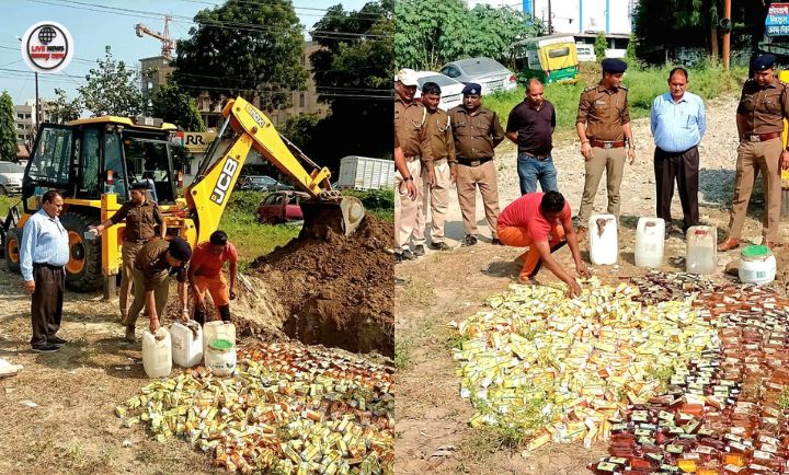 “सिडकुल थाना पुलिस द्वारा आबकारी और जुआ अधिनियम के माल का विनष्टिकरण – हरिद्वार पुलिस अभियान।”