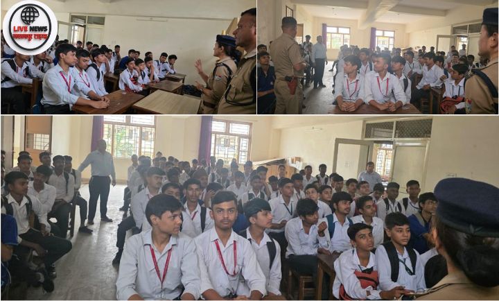 हरिद्वार पुलिस द्वारा सरस्वती विद्या मंदिर, मायापुर में आयोजित नशा मुक्ति और साइबर सुरक्षा जन-जागरूकता कार्यक्रम