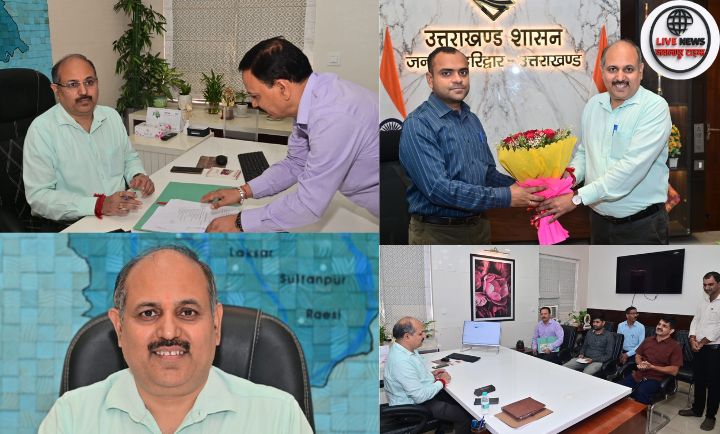 “हरिद्वार के नए मुख्य विकास अधिकारी डॉ. ललित नारायण मिश्र पदभार ग्रहण करते हुए”