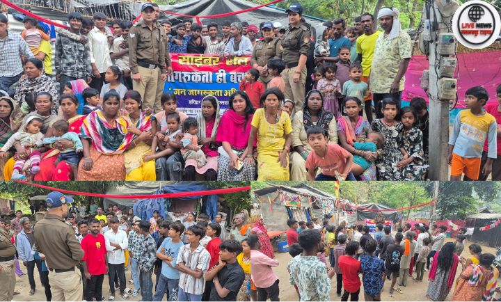 हरिद्वार में साइबर सेल टीम द्वारा श्यामपुर क्षेत्र में साइबर अवेयरनेस अभियान चलाते हुए