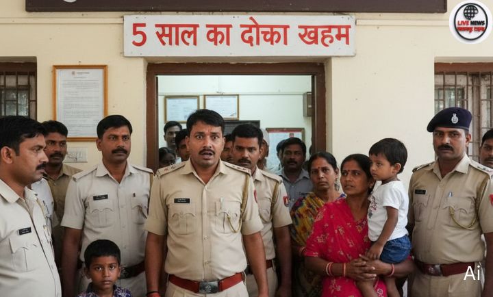 अररिया में नकली दारोगा के फर्जीवाड़े का खुलासा करती पुलिस की प्रतीकात्मक तस्वीर”