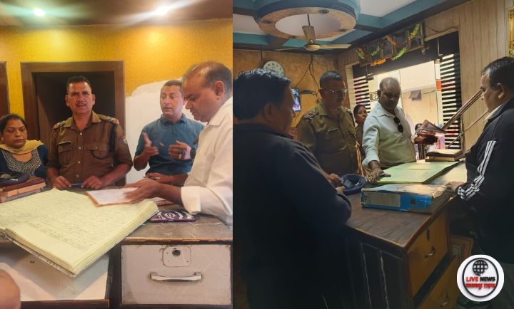 हरिद्वार पुलिस द्वारा देहव्यापार के खिलाफ चलाए जा रहे छापेमारी अभियान की तस्वीर।