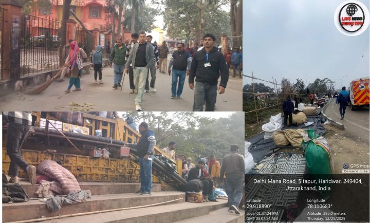 हरिद्वार में चल रहा स्वच्छता अभियान, धार्मिक स्थलों पर सफाई कार्य