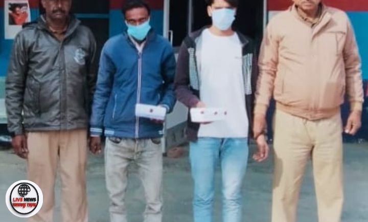 लक्सर पुलिस द्वारा नशीले कैप्सूल के साथ गिरफ्तार आरोपी