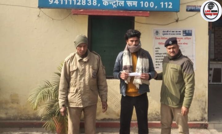 थाना पथरी पुलिस द्वारा अवैध चाकू के साथ आरोपी की गिरफ्तारी, हरिद्वार