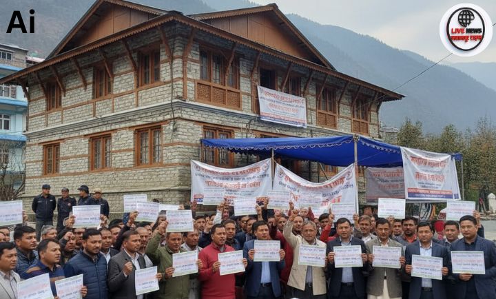 बागेश्वर में लोनिवि मिनिस्ट्रियल कर्मियों का पूर्ण कार्य बहिष्कार दो सूत्रीय मांगों को लेकर आंदोलन तेज करने की चेतावनी…