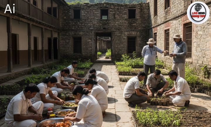 अल्मोड़ा जेल में बंदियों को स्वरोजगार की राह अचार से नर्सरी तक दिया जा रहा प्रशिक्षण…