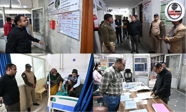 हरिद्वार जिलाधिकारी मयूर दीक्षित का देर रात अस्पतालों का औचक निरीक्षण स्वास्थ्य सुविधाओं में सुधार के दिए निर्देश…