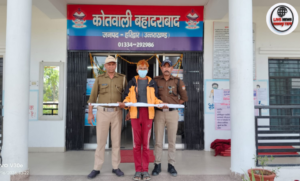 हरिद्वार पुलिस  बहादराबाद में अवैध असलाह के साथ आरोपी गिरफ्तार…