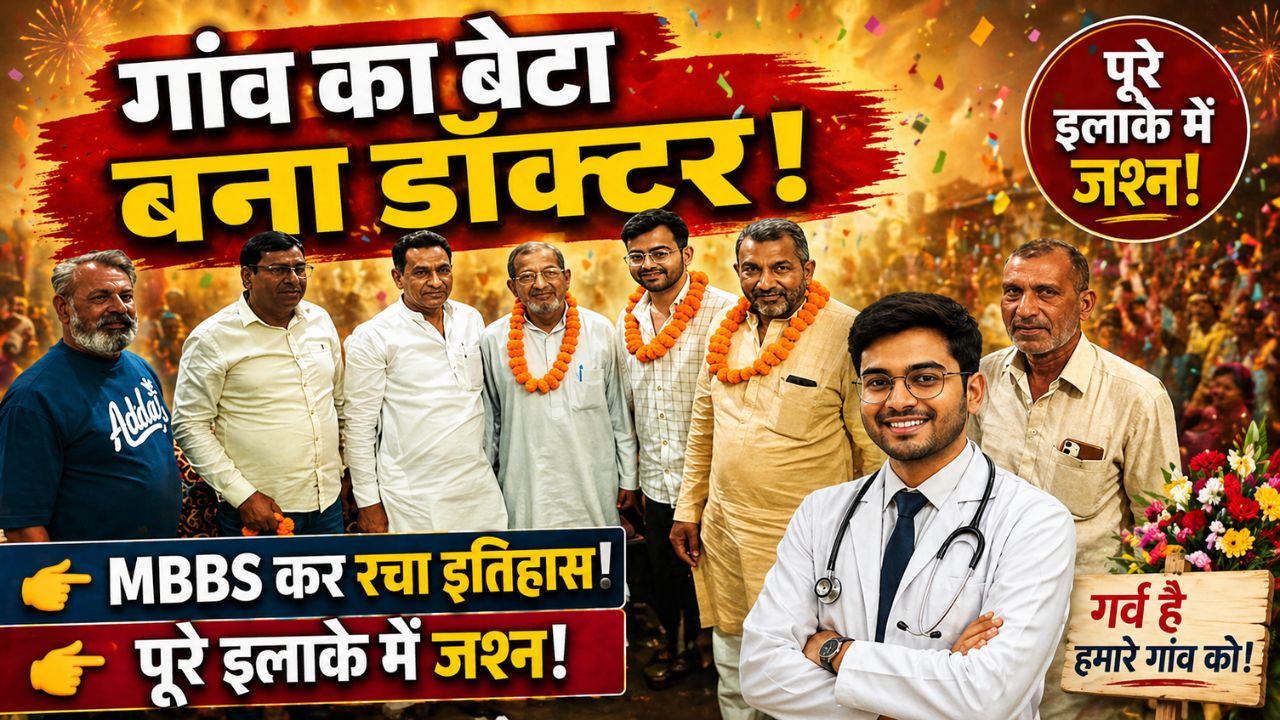 गांव के बेटे ने रचा इतिहास: मोहम्मद आमिर बने MBBS डॉक्टर, पूरे क्षेत्र में जश्न का माहौल…