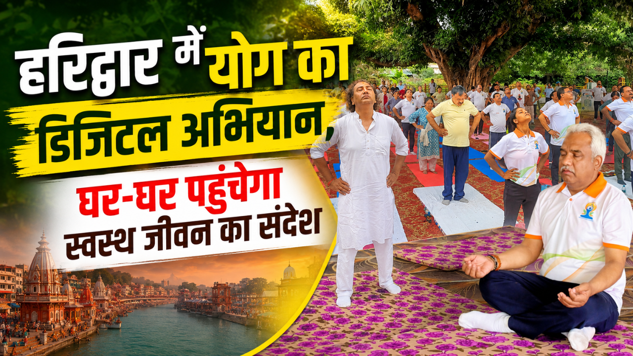 अंतर्राष्ट्रीय योग दिवस-2026 हरिद्वार में आयुष विभाग चलाएगा डिजिटल योग जनजागरण अभियान…
