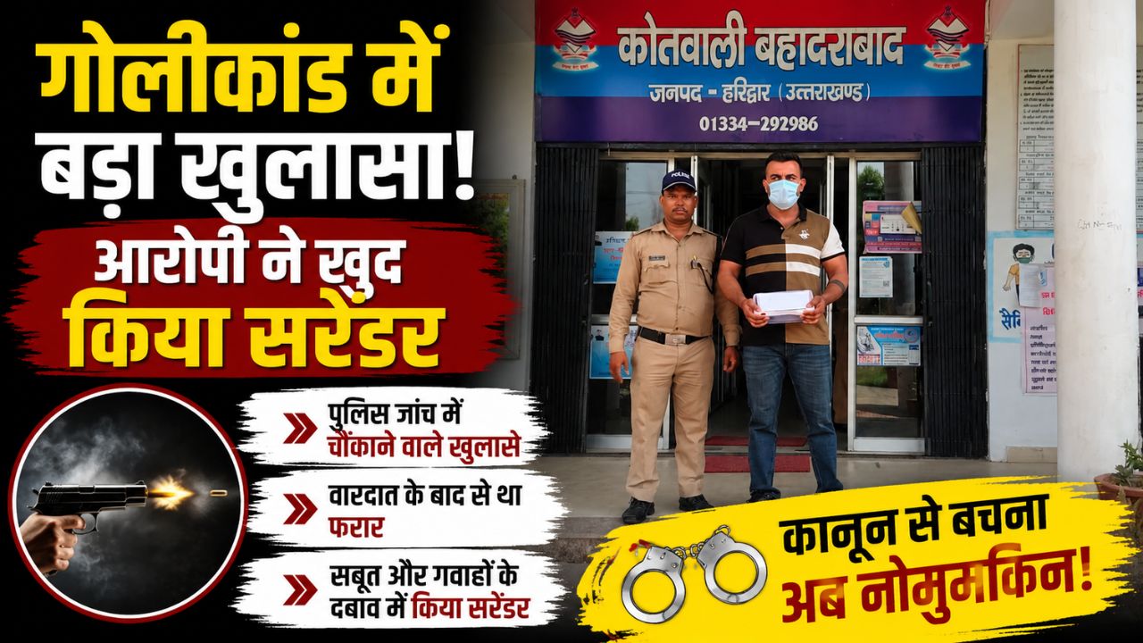 बहादराबाद गोलीकांड में बड़ा घटनाक्रम संभावित हथियार और वाहन पुलिस को सौंपा…