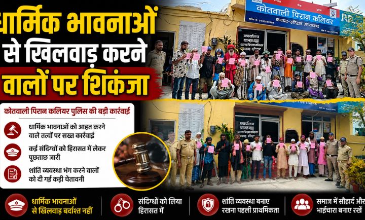 कलियर शरीफ में छद्म वेश में लोगों को गुमराह करने वाले 40 व्यक्ति चिन्हित…