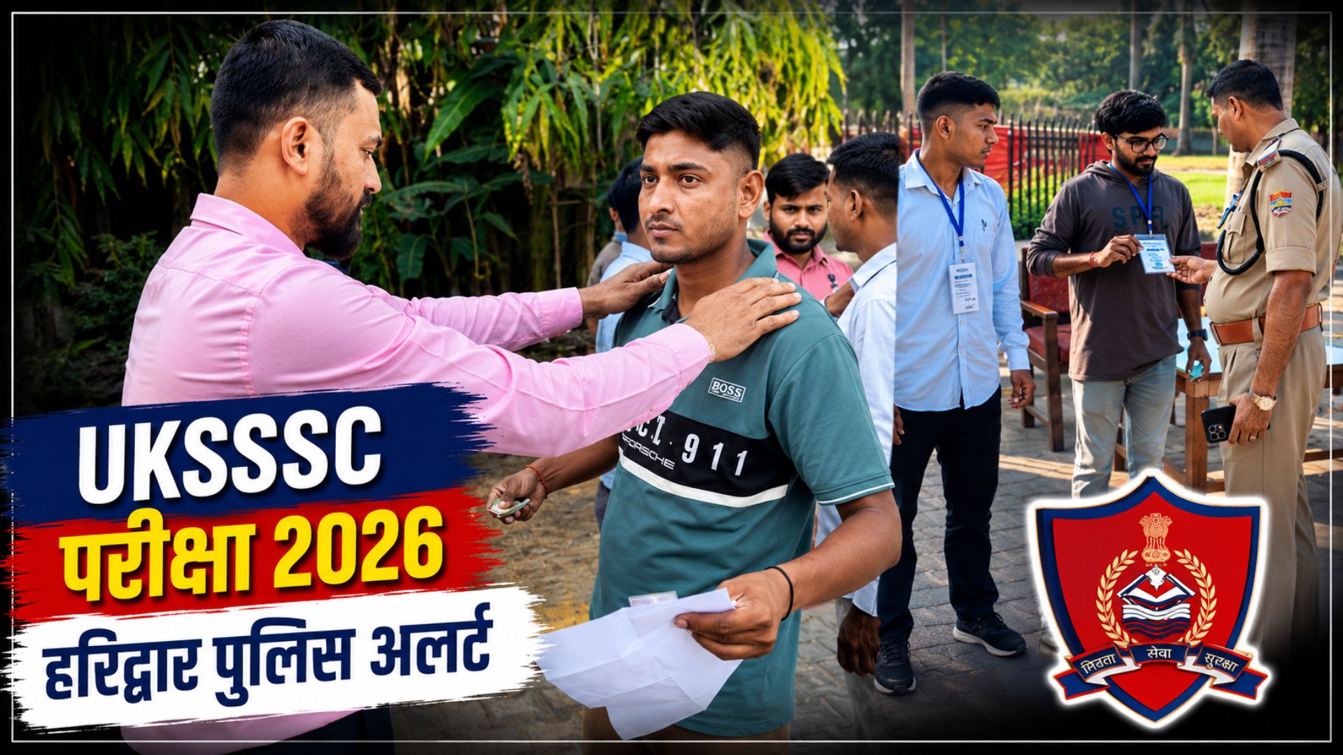 UKSSSC स्नातक स्तरीय परीक्षा-2026 को सकुशल संपन्न कराने में  परीक्षा केंद्रों पर सुरक्षा के कड़े इंतजाम…