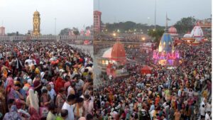 सोमवती अमावस्या पर हरिद्वार में उमड़ा आस्था का जनसैलाब…