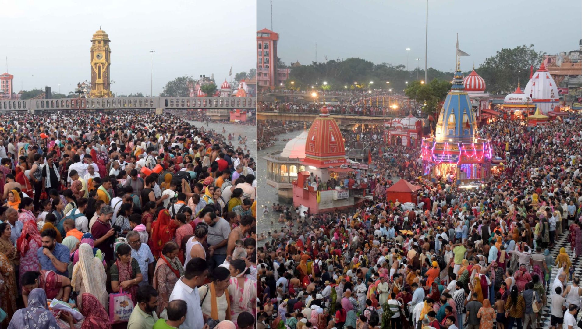 सोमवती अमावस्या पर हरिद्वार में उमड़ा आस्था का जनसैलाब…