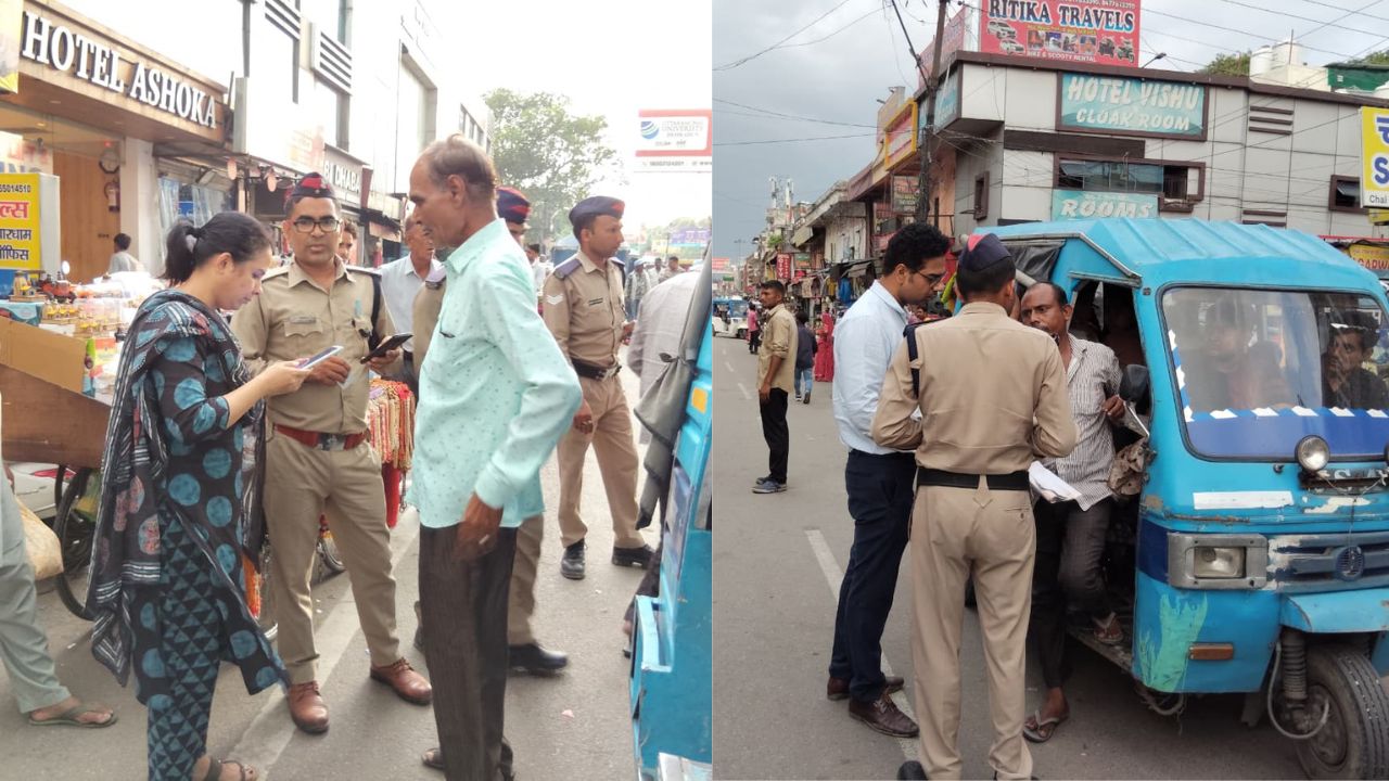 हरिद्वार में परिवहन विभाग द्वारा ऑटो, विक्रम और ई-रिक्शा की जांच