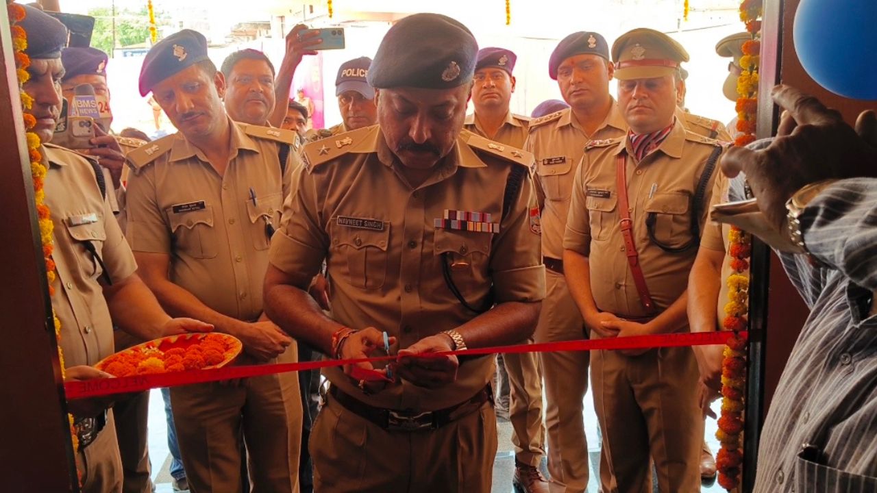 लक्सर में शिव चौक स्थित नवनिर्मित बाजार पुलिस चौकी का एसएसपी ने किया उद्घाटन…