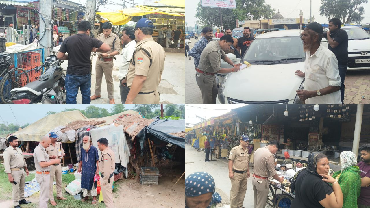 कांवड़ मेला और कलियर उर्स से पहले क्षेत्र में सत्यापन अभियान चलाती कोतवाली कलियर पुलिस