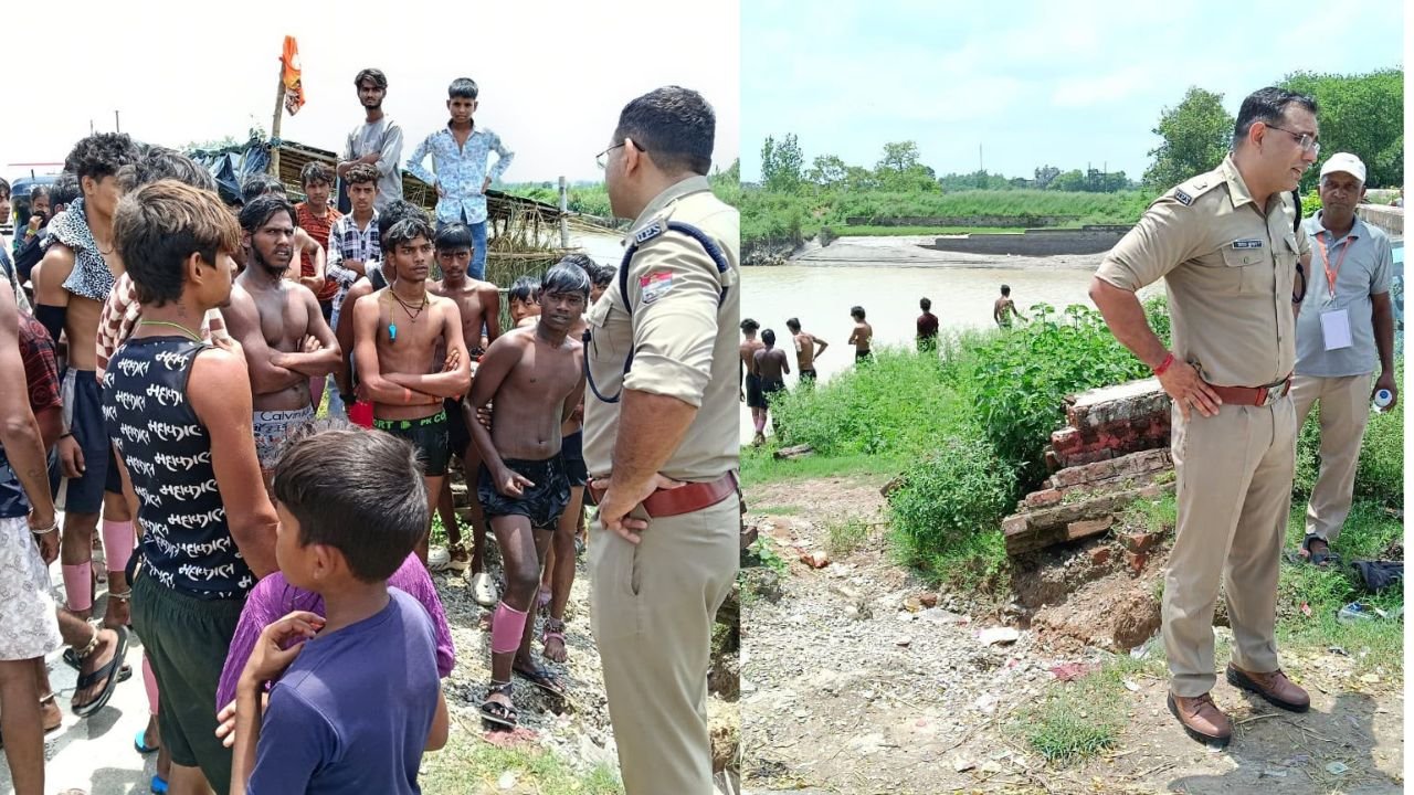 पुलिस की सतर्कता से टला बड़ा हादसा नहर में स्नान कर रहे 50 शिवभक्तों को सुरक्षित घाटों पर भेजा गया…