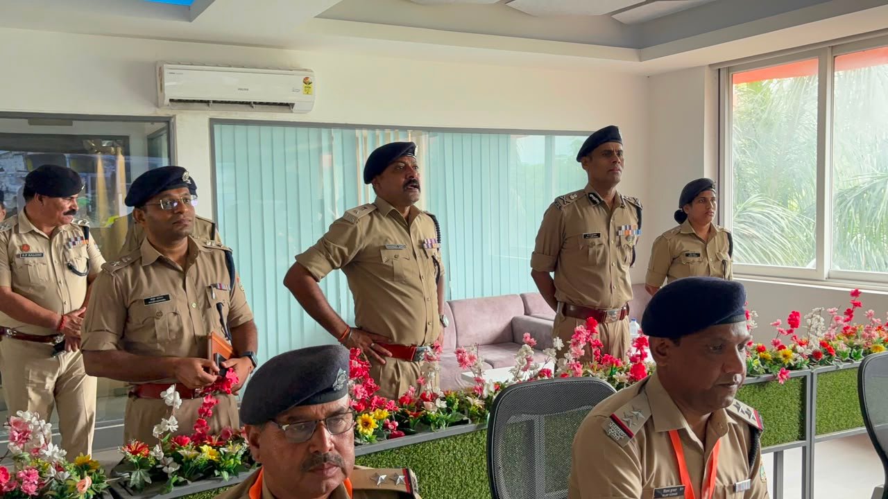 हरिद्वार में कांवड़ यात्रा की व्यवस्थाओं का जायजा लेते ADG L/O डॉ. वी. मुरुगेशन
