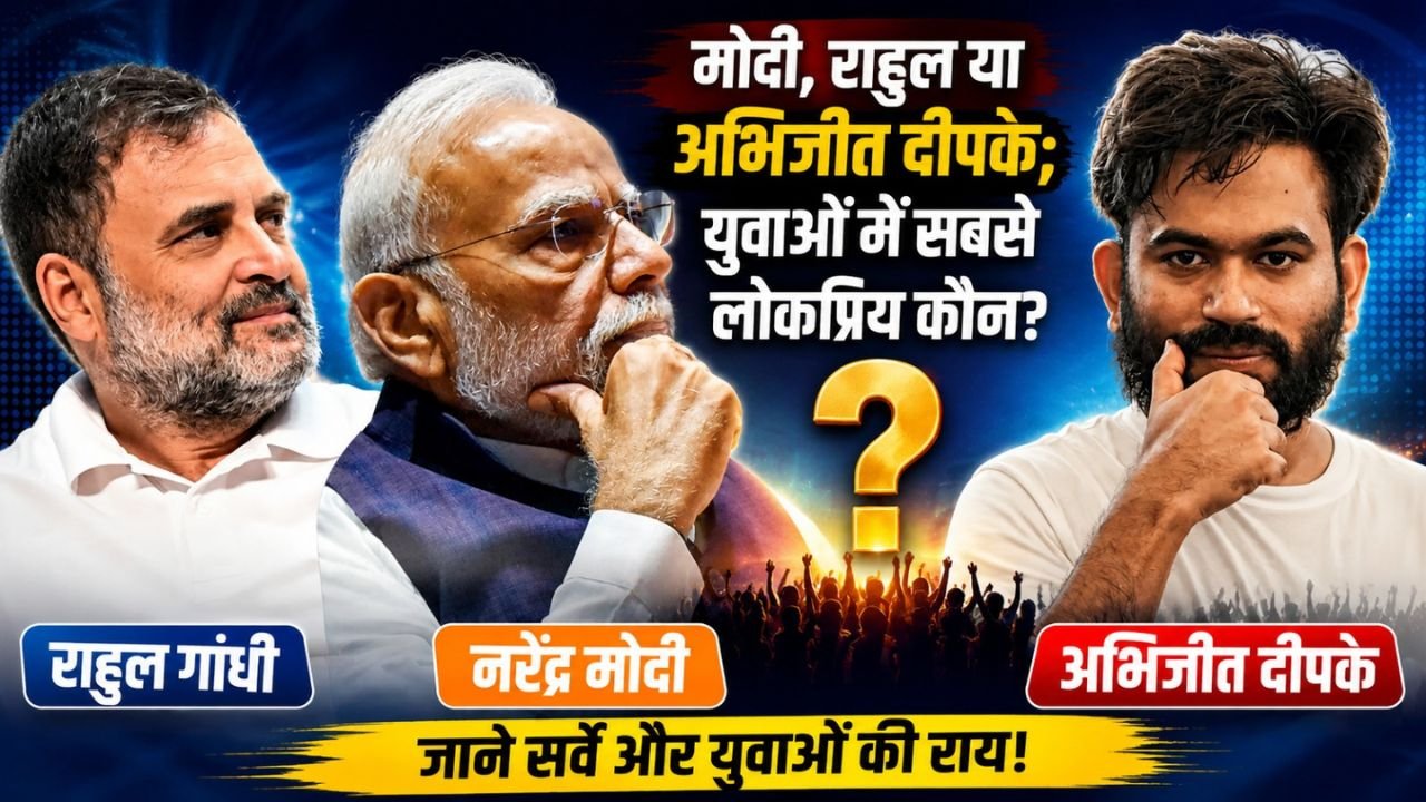C-Voter सर्वे में युवाओं के बीच नरेंद्र मोदी और अभिजीत दीपके की लोकप्रियता से जुड़ी खबर