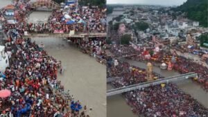 कांवड़ यात्रा 2026 12वें दिन 63.60 लाख शिवभक्त हरिद्वार से रवाना आंकड़ा 4.43 करोड़ के पार…