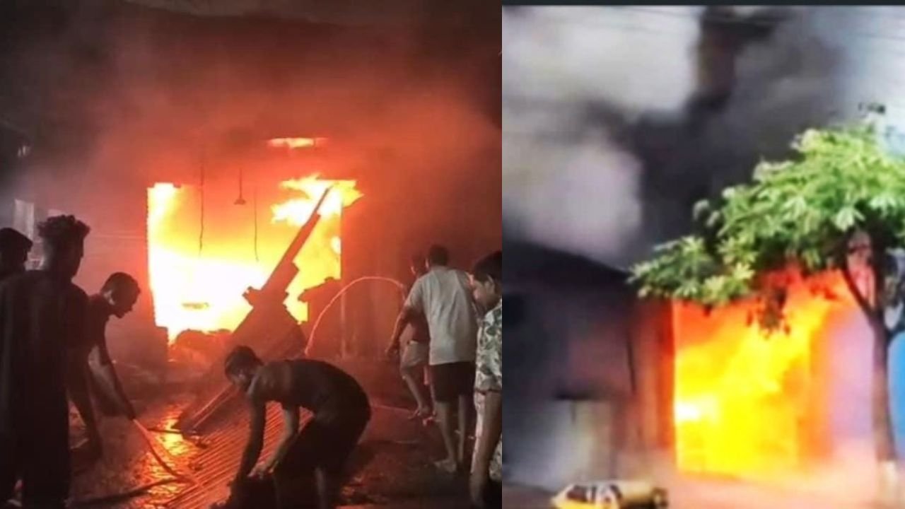 ज्वालापुर में सुबह-सवेरे स्पेयर पार्ट्स की दुकान में लगी भीषण आग, धुएं का गुबार देख मचा हड़कंप