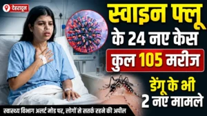 देहरादून में स्वाइन फ्लू के 24 नए केस, कुल 105 मरीज; डेंगू के भी 2 नए मामले…