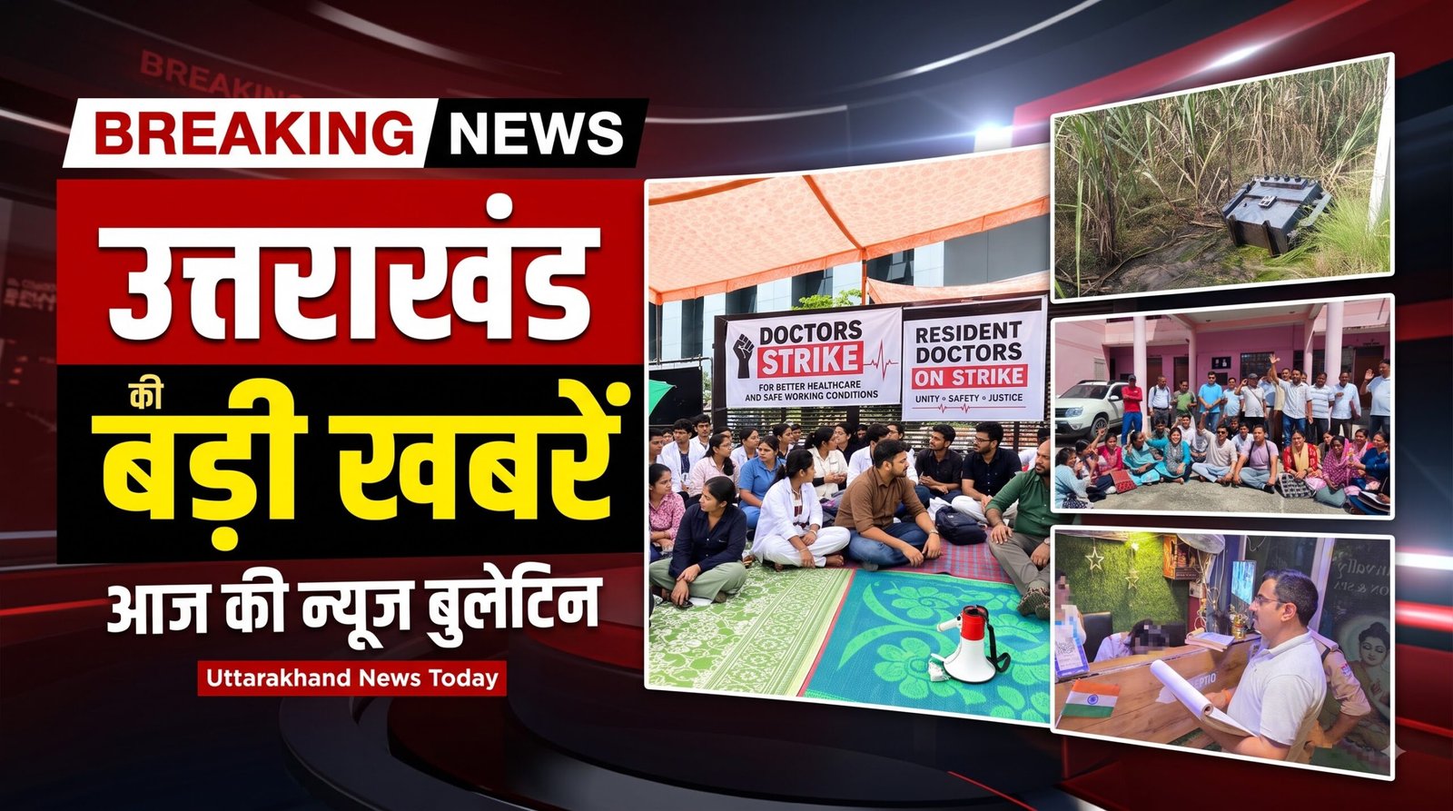 Uttarakhand bulletin NewsToday | : उत्तराखंड में ट्रांसफार्मर चोरी का आतंक और टोल पर विरोध!Headlines
