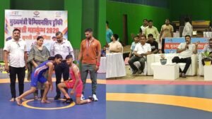 खेल महाकुंभ 2026-27 रोशनाबाद में राज्य स्तरीय कुश्ती प्रतियोगिता का शुभारंभ खिलाड़ियों ने दिखाया दमखम…