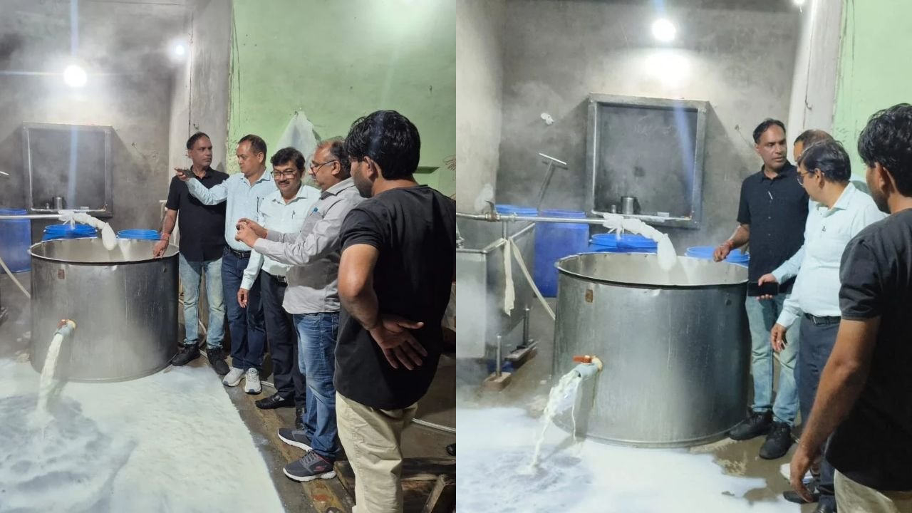 हरिद्वार के लक्सर स्थित संघीपुर गढ़ी पनीर निर्माण इकाई पर खाद्य सुरक्षा विभाग की छापेमारी और खाद्य सामग्री नष्ट करने की कार्रवाई